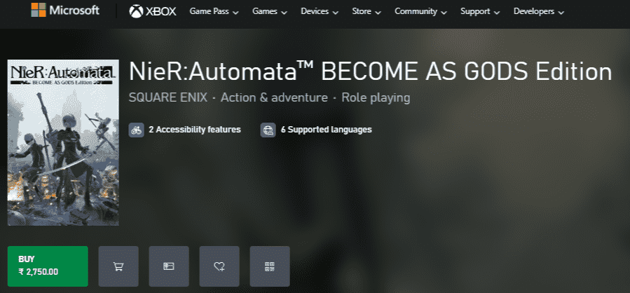 NieR: Automata-Become As Gods Edition