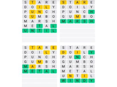 Quordle Answers for Thursday, October 10 (game #990)