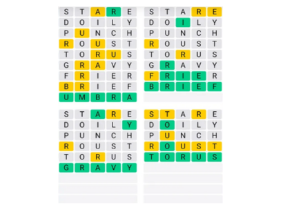 Quordle Answers for Tuesday, October 15 (game #995)