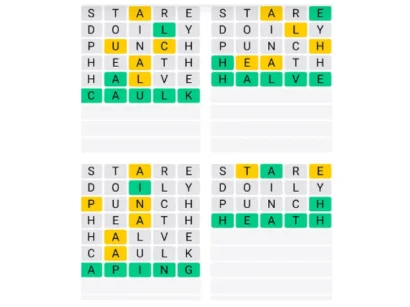 Quordle Today Instructions, Hints and Answers Monday, October 7 (game #987) answers