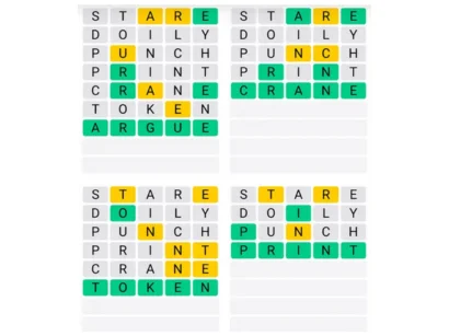 Quordle Today Instructions, Hints and Answers Wednesday, October 2 (game #982) answer