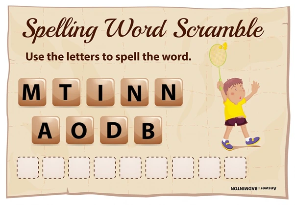 spelling word scramble